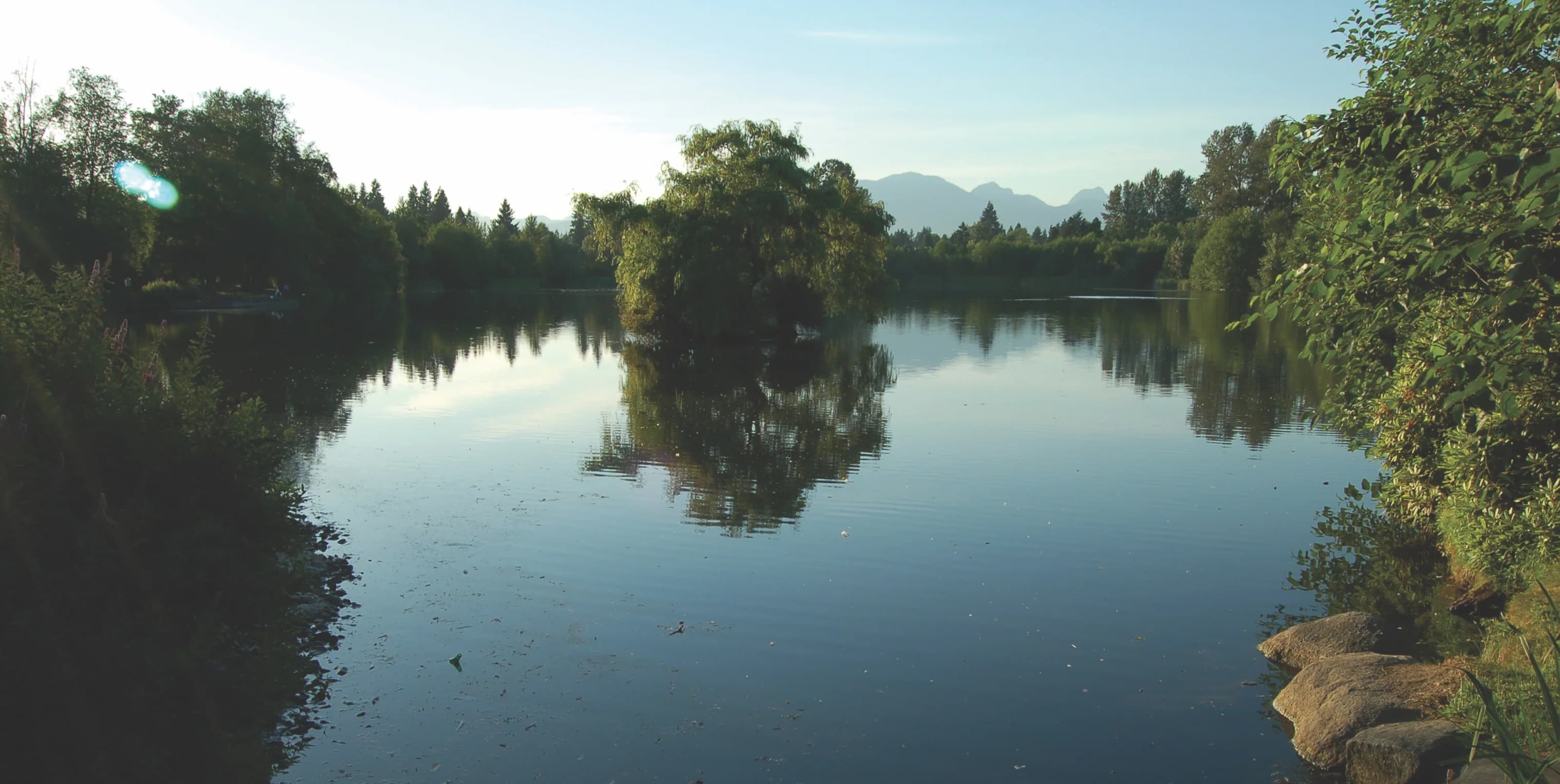A still lake near Ironwood