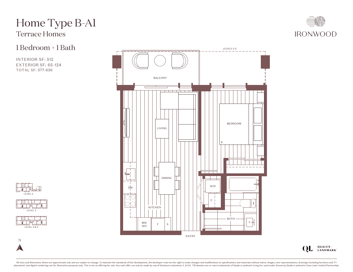 Ironwood plan B-A1 floorplan drawing