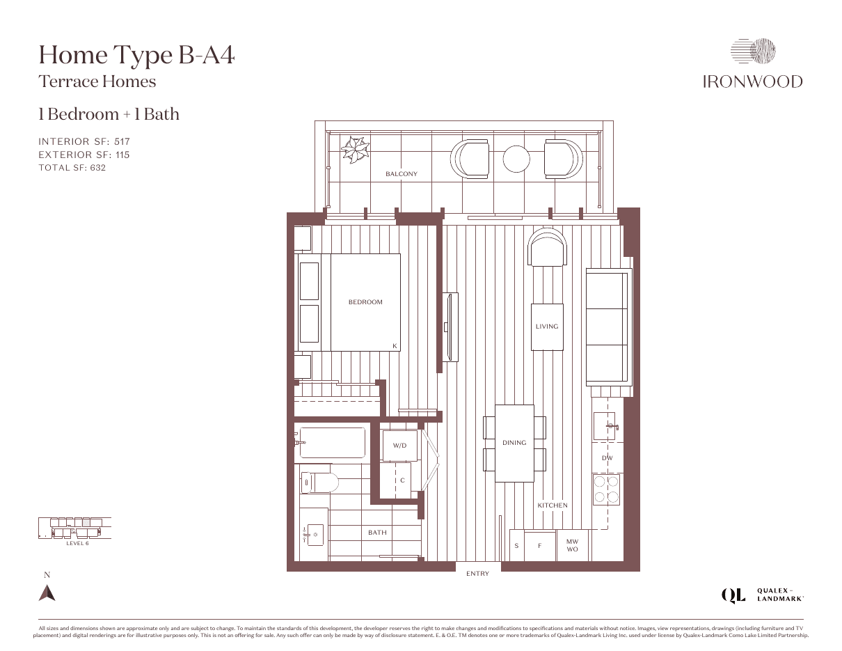 Ironwood plan B-A4 floorplan drawing
